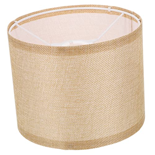 PERSELOSO Drum Lampenschirm aus Leinen Abnehmbarer Lampenbezug für Tischlampe und Wandlampe Dekorative Leuchtenabdeckung für Wohnzimmer und Schlafzimmer PERSELOSO Drum Lampenschirm aus Leinen Abnehmbarer Lampenbezug für Tischlampe und Wandlampe Dekorative Leuchtenabdeckung für Wohnzimmer und Schlafzimmer von PERSELOSO