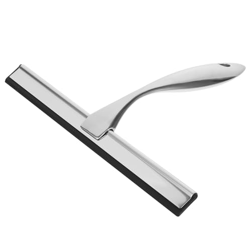 PERSELOSO Edelstahl Fensterwischer mit Selbstklebendem Haken Ergonomischer Griff Wasserdichter Glas und Duschabzieher für Bad Spiegel Fenster und Duschglastüren Leicht und Langlebig PERSELOSO Edelstahl Fensterwischer mit Selbstklebendem Haken Ergonomischer Griff Wasserdichter Glas und Duschabzieher für Bad Spiegel Fenster und Duschglastüren Leicht und Langlebig von PERSELOSO