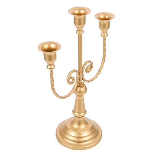 PERSELOSO Europäischer Armiger Kerzenhalter aus Schmiedeeisen Abnehmbarer Kerzenständer Vintage Stil Stabiles Design für Esstisch Dekoration und Wohnzimmerambiente PERSELOSO Europäischer Armiger Kerzenhalter aus Schmiedeeisen Abnehmbarer Kerzenständer Vintage Stil Stabiles Design für Esstisch Dekoration und Wohnzimmerambiente von PERSELOSO