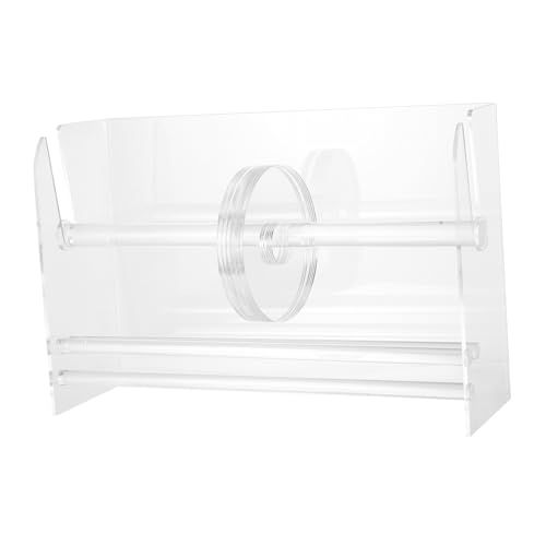 PERSELOSO Fach Etikettenspender Organizer Verstellbarer Aufkleberrollenhalter für Büro Schreibtisch Transparente Aufbewahrungslösung für Verschiedene Stickergrößen PERSELOSO Fach Etikettenspender Organizer Verstellbarer Aufkleberrollenhalter für Büro Schreibtisch Transparente Aufbewahrungslösung für Verschiedene Stickergrößen von PERSELOSO