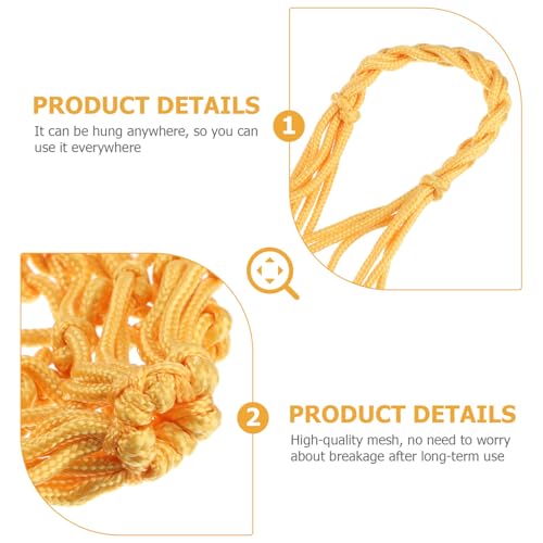 PERSELOSO Gelbes Hühner futternetz mit Haken Robustes Geflügelfutterbeutelspielzeug für Papageien Hennen und Hähne Tragbar Leicht zu Hängen Langlebig Geeignet für Bauernhof und PERSELOSO Gelbes Hühner futternetz mit Haken Robustes Geflügelfutterbeutelspielzeug für Papageien Hennen und Hähne Tragbar Leicht zu Hängen Langlebig Geeignet für Bauernhof und von PERSELOSO