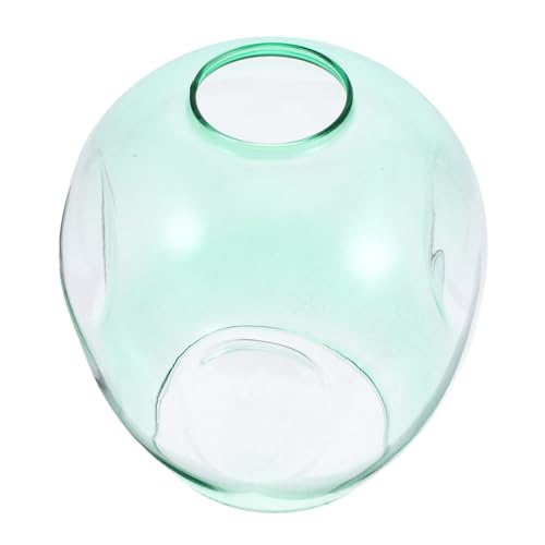 PERSELOSO Glas Lampenschirm Ersatz Transparent Dekorativ Kleine Installieren für Hängeleuchte Wohnzimmer Schlafzimmer Flur Geeignet von PERSELOSO