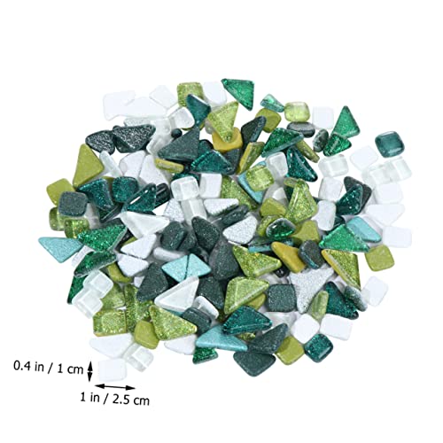 PERSELOSO Glitzernde Kristallsteine Ungleichmäßige DIY Mosaiksteine für Kreative Bastelprojekte Grün und Weiß Hitzebeständig Langlebig und Dekorativ für Moderne Heimdekoration PERSELOSO Glitzernde Kristallsteine Ungleichmäßige DIY Mosaiksteine für Kreative Bastelprojekte Grün und Weiß Hitzebeständig Langlebig und Dekorativ für Moderne Heimdekoration von PERSELOSO