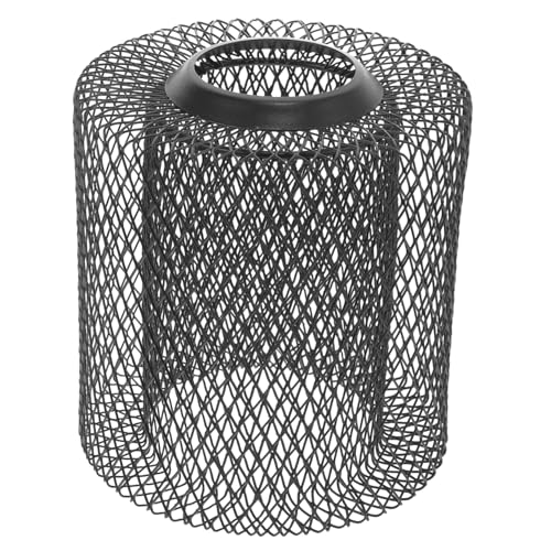 PERSELOSO Hängender Lampenschirm aus Mesh Geometrischer Doppel Lampenschirm Ersatz für Pendelleuchten Geeignet für Wohnzimmer Schlafzimmer und Bars Schwarz PERSELOSO Hängender Lampenschirm aus Mesh Geometrischer Doppel Lampenschirm Ersatz für Pendelleuchten Geeignet für Wohnzimmer Schlafzimmer und Bars Schwarz von PERSELOSO
