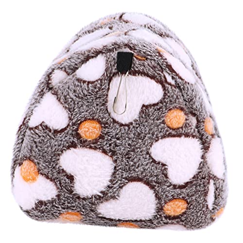 PERSELOSO Hängendes Hamsterbett für Kleintiere Warmes Gemütliches Winterbett mit Metallhaken für Zwerghamster Meerschweinchen und Andere Haustiere Installieren Atmungsaktiv und Kratzfest von PERSELOSO