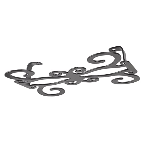 PERSELOSO Hängendes Weinglasregal Aus Metall Umgedrehtes Becherregal 4 Fächer Schwarz Für Küche Und Bar Platzsparende Aufbewahrung Von Weingläsern von PERSELOSO