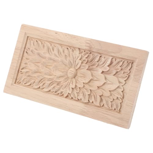 PERSELOSO Holz Geschnitzte Applikation für Möbel Unlackierte Blumenornamente für Schrank Tür und Wanddekoration Hochwertiges Holz mit Stabiler Ecke für Luxuriöse Inneneinrichtung PERSELOSO Holz Geschnitzte Applikation für Möbel Unlackierte Blumenornamente für Schrank Tür und Wanddekoration Hochwertiges Holz mit Stabiler Ecke für Luxuriöse Inneneinrichtung von PERSELOSO