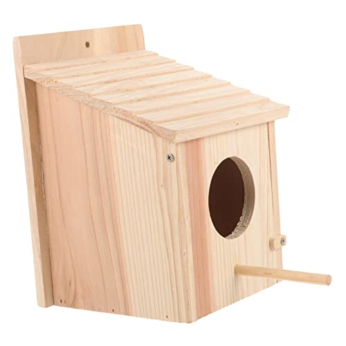 PERSELOSO Holz Vogelhaus für Vögel Hängendes Gartenvogelhaus aus Sicherem Holz Robust und Langlebig für Fütterung Kleiner Vögel im Garten oder Innenhof PERSELOSO Holz Vogelhaus für Vögel Hängendes Gartenvogelhaus aus Sicherem Holz Robust und Langlebig für Fütterung Kleiner Vögel im Garten oder Innenhof von PERSELOSO