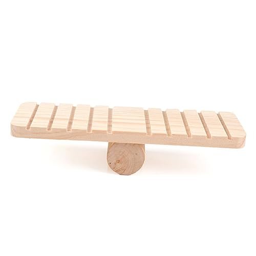 PERSELOSO Holz Wippe für Kleine Haustiere Kleintier für Hamster Mäuse Zwerghamster für Käfigdekoration und Zahngesundheit Einfach zu Reinigen und Robust PERSELOSO Holz Wippe für Kleine Haustiere Kleintier für Hamster Mäuse Zwerghamster für Käfigdekoration und Zahngesundheit Einfach zu Reinigen und Robust von PERSELOSO