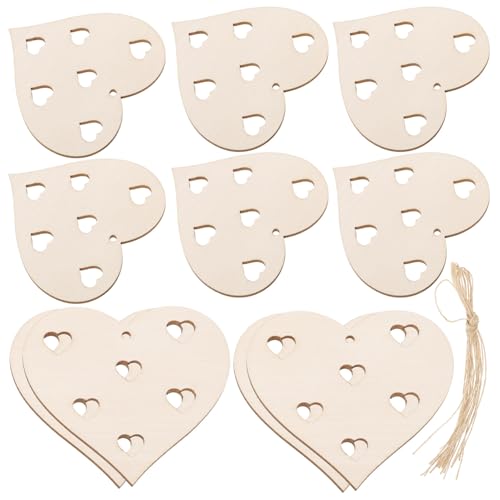 PERSELOSO Holzherzen zum Basteln Herzförmige Holzscheiben mit Glatter Oberfläche für DIY Dekoration Valentinstag Hochzeit Geschenkverpackung Party Deko PERSELOSO Holzherzen zum Basteln Herzförmige Holzscheiben mit Glatter Oberfläche für DIY Dekoration Valentinstag Hochzeit Geschenkverpackung Party Deko von PERSELOSO