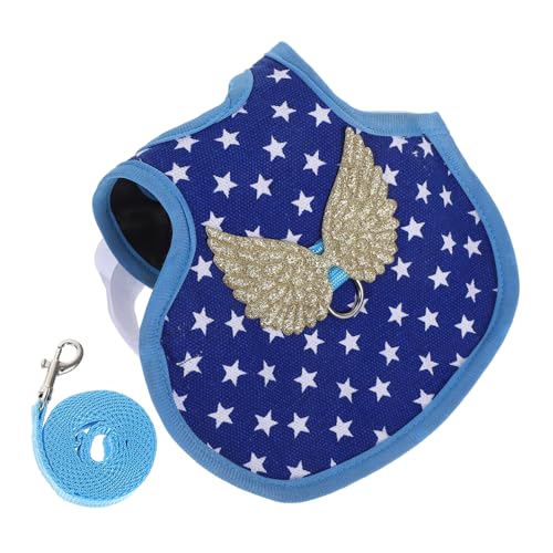 PERSELOSO Hühnervest für Hühner und Enten Verstellbares Geschirr mit Leine Modisches Design für Herbst und Winter Bequeme und Warme Vogelbekleidung Blau Geeignet für Outdoor Aktivitäten PERSELOSO Hühnervest für Hühner und Enten Verstellbares Geschirr mit Leine Modisches Design für Herbst und Winter Bequeme und Warme Vogelbekleidung Blau Geeignet für Outdoor Aktivitäten von PERSELOSO