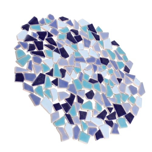 PERSELOSO Irreguläre Keramische Stücke Kleine Mosaikfliesen für Heimdekoration und Kreative Bastelprojekte pro Packung PERSELOSO Irreguläre Keramische Stücke Kleine Mosaikfliesen für Heimdekoration und Kreative Bastelprojekte pro Packung von PERSELOSO