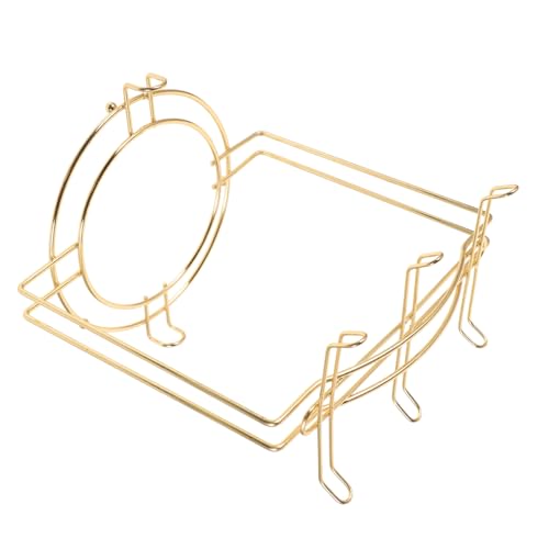PERSELOSO Kaffeetassen Organizer aus Multifunktionaler Ständer für Kleine Teller für Küche Esszimmer Schrank oder Büro Goldfarbenes Robustes Design zur Effektiven Raumnutzung PERSELOSO Kaffeetassen Organizer aus Multifunktionaler Ständer für Kleine Teller für Küche Esszimmer Schrank oder Büro Goldfarbenes Robustes Design zur Effektiven Raumnutzung von PERSELOSO