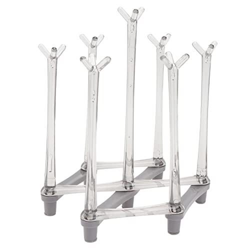 PERSELOSO Kelchständer Für Weinglas Einfacher Kelchhalter Faltbarer Tellerhalter Aus Pp Platzsparend Und Stabil Für Küche von PERSELOSO