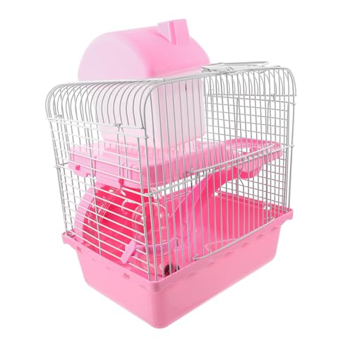 PERSELOSO Kleintierkäfig Hamster Schloss Multi Use Käfig für Hamster und Ratten aus Sicherem und Draht Komfortabel und Robust für Kleine Haustiere PERSELOSO Kleintierkäfig Hamster Schloss Multi Use Käfig für Hamster und Ratten aus Sicherem und Draht Komfortabel und Robust für Kleine Haustiere von PERSELOSO