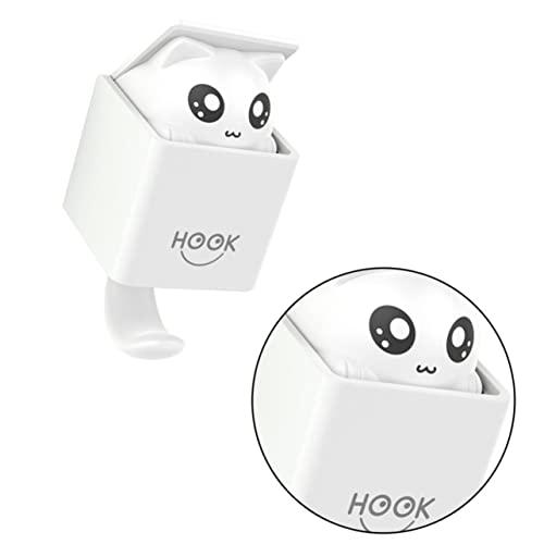 PERSELOSO Kreativer Katzen wandhaken Selbstklebend Weiß Starker Haftkleber Belastbar Für Haushalt Mantel Handtuch Kleider Aufhänger Niedliches Design Einfach zu Montieren PERSELOSO Kreativer Katzen wandhaken Selbstklebend Weiß Starker Haftkleber Belastbar Für Haushalt Mantel Handtuch Kleider Aufhänger Niedliches Design Einfach zu Montieren von PERSELOSO