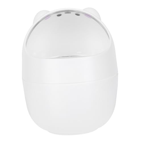 PERSELOSO Mini Desktop Abfalleimer mit Klappdeckel Kleiner Tischmülleimer aus Geruchsfreiem Material Multifunktionaler Mini Papierkorb für Büro Schlafzimmer Schüler und Studenten PERSELOSO Mini Desktop Abfalleimer mit Klappdeckel Kleiner Tischmülleimer aus Geruchsfreiem Material Multifunktionaler Mini Papierkorb für Büro Schlafzimmer Schüler und Studenten von PERSELOSO