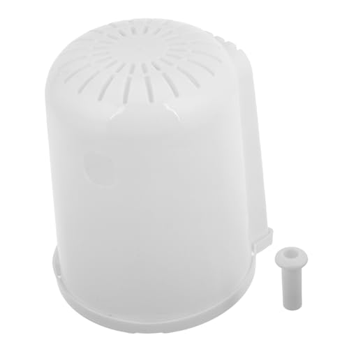 PERSELOSO Motorabdeckung für Elektrische Ventilatoren Schutzhaube aus Kunststoff für Tisch und Standventilatoren Design Kompatibel mit Verschiedenen Modellen Weiß und Schwarz Erhältlich von PERSELOSO