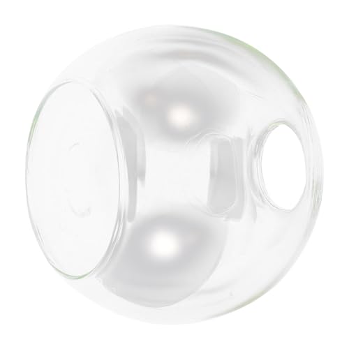 PERSELOSO Pendelleuchte Lampenschirm Runde Glaskugel mit Doppeltem Öffnungsdesign Transparent Einfach zu Reinigen und Kompatibel mit Verschiedenen Dekorstilen PERSELOSO Pendelleuchte Lampenschirm Runde Glaskugel mit Doppeltem Öffnungsdesign Transparent Einfach zu Reinigen und Kompatibel mit Verschiedenen Dekorstilen von PERSELOSO
