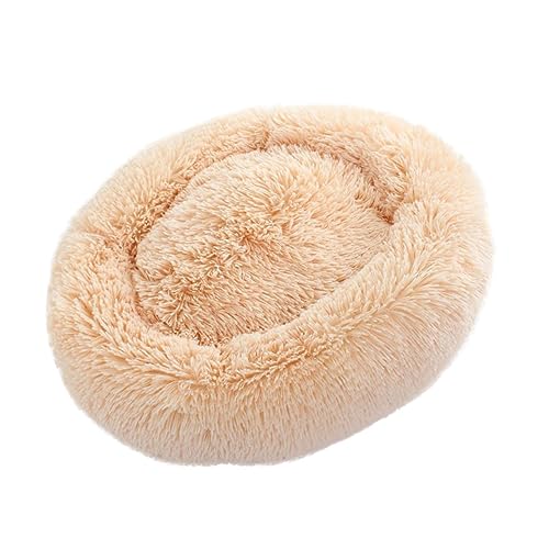PERSELOSO Plüschnest Donut-Hundebett beruhigendes Hundebett Katzenbett Kätzchenbett Hunde Bett Katzenplüsch Katzenhöhle Haustierbetten Bettkissen für Haustiere Hundeversorgung Beige PERSELOSO Plüschnest Donut-Hundebett beruhigendes Hundebett Katzenbett Kätzchenbett Hunde Bett Katzenplüsch Katzenhöhle Haustierbetten Bettkissen für Haustiere Hundeversorgung Beige von PERSELOSO