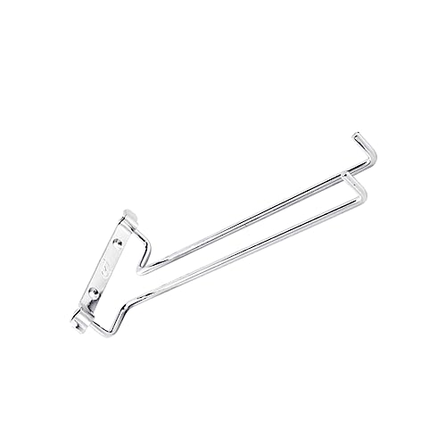 PERSELOSO Rotweinbecherhalter Weingläser Weinregal Anzeige Gestell Tassen modern industriell hängender Glashalter Oversie Down Bupes Rack hängendes Regal Silber von PERSELOSO