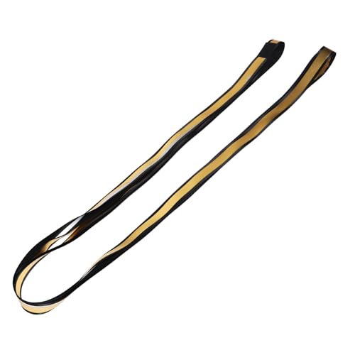 PERSELOSO Schwarzes Polyester geschenkband Breit Dekoratives Graduation Ribbon für Blumensträuße DIY Basteln Stilvolle Abschlussfeier dekoration Langlebiges Schleifenband von PERSELOSO