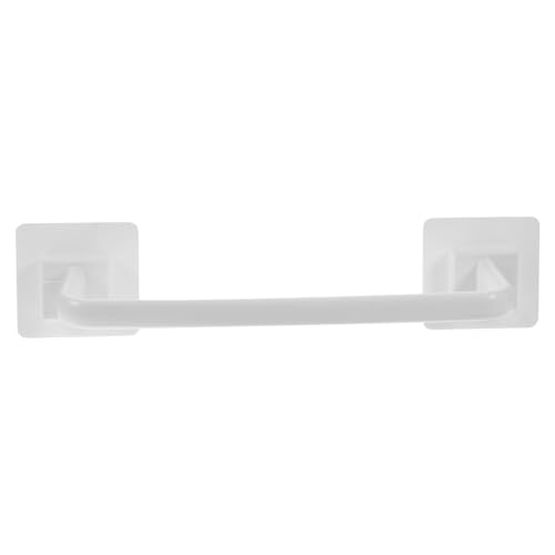 PERSELOSO Selbstklebender Handtuchhalter Wand Handtuchstange Vielseitiger Wandhalter für Bad Küche Balkon Einfache Montage Feuchtigkeitsbeständig Kompakte Weiße Ausführung von PERSELOSO