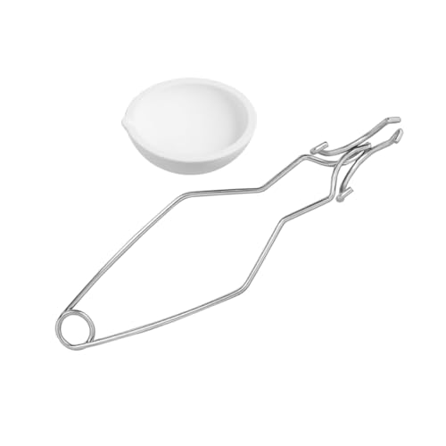 PERSELOSO Teiliges Tiegel Set mit Schmelztiegel und Zangen für Schmuckherstellung Hochtemperaturbeständig für Metallverarbeitung und Experimente von PERSELOSO