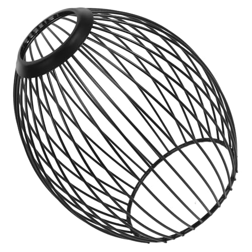 PERSELOSO Vintage Metall Lampenschirm Oval Hohl Design für Deckenleuchten Robuster Eisenlampenschirm mit Unten für Wohnzimmer Schlafzimmer Küche und Restaurants PERSELOSO Vintage Metall Lampenschirm Oval Hohl Design für Deckenleuchten Robuster Eisenlampenschirm mit Unten für Wohnzimmer Schlafzimmer Küche und Restaurants von PERSELOSO