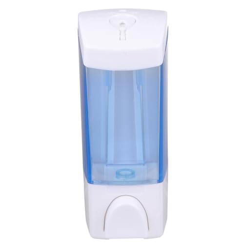 PERSELOSO Wandmontierter Seifenspender Nachfüllbar Refillable Flüssigseifenbehälter für Badezimmer Hotel Shampoo Duschgel Conditioner Lotionspender Blau von PERSELOSO