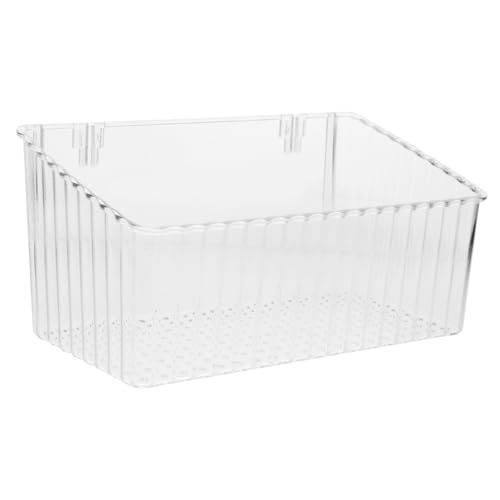 PERSELOSO Wandmontiertes Aufbewahrungsregal für Badezimmer und Küche Große Kapazität ohne Bohren Transparentes Design für Sanitärprodukte und Küchenutensilien PERSELOSO Wandmontiertes Aufbewahrungsregal für Badezimmer und Küche Große Kapazität ohne Bohren Transparentes Design für Sanitärprodukte und Küchenutensilien von PERSELOSO