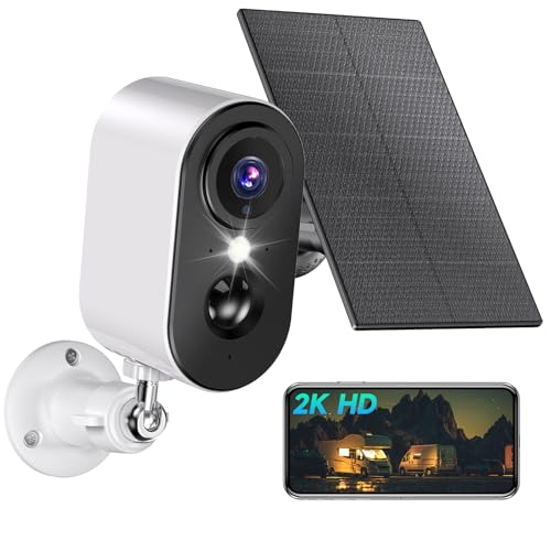 PESAIR 2.4GHz WLAN Kabellose Aussen Kamera, 2K Überwachungskamera mit Solar Akku für den Außenbereich, PIR Erkennung Nachtversion Zwei-Wege-Audio wasserdichte Kamera-B PESAIR 2.4GHz WLAN Kabellose Aussen Kamera, 2K Überwachungskamera mit Solar Akku für den Außenbereich, PIR Erkennung Nachtversion Zwei-Wege-Audio wasserdichte Kamera-B von PESAIR
