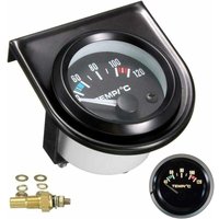 Pesce - Auto-Wassertemperaturanzeige-Set – schwarze led – universell – Auto-Wassertemperaturanzeige – Bereich 101,6 bis 120 °c (52 mm Durchmesser) von PESCE