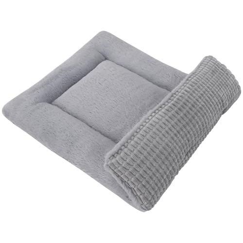 PET SPPTIES Hundebett Weiches und Warmes Matten Hundekissen Waschbarn kuschelig Umkehrbar Haustier Sofakissen PS085 (90X70 cm, Full Grey) von PET SPPTIES