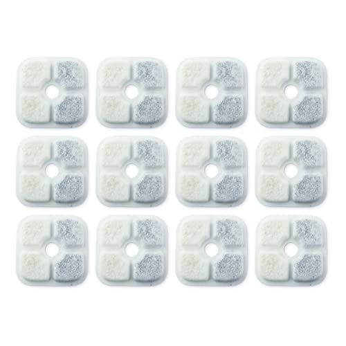 PET STANDARD Wasserfilter für Trinkbrunnen, kompatibel mit Catit® PIXI™ Wasserbrunnen, 12 Stück von PET STANDARD