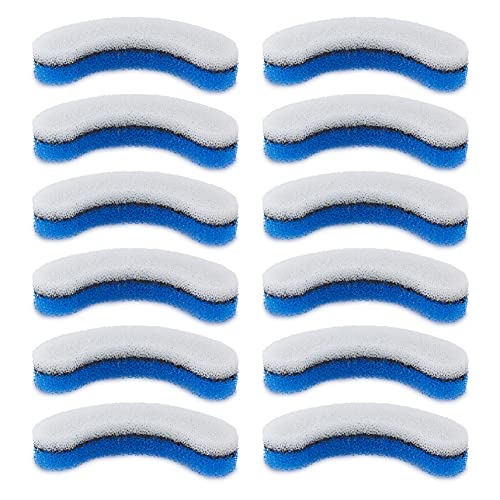 PetStandard Ersatz-Wasserfilter für NPET WF050 Transparenter Wasserbrunnen Bogenförmige, waschbare Haustierbrunnenfilter mit 3 Filtersystem, 12 Stück PetStandard Ersatz-Wasserfilter für NPET WF050 Transparenter Wasserbrunnen Bogenförmige, waschbare Haustierbrunnenfilter mit 3 Filtersystem, 12 Stück von PET STANDARD