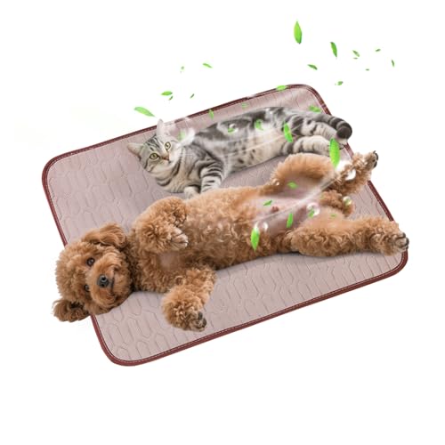 PETCUTE Gel-Freie Kühlmatte für Hunde,Selbstkühlende Kühldecke Hund,Kühlmatte Katze,Ungiftige Kühlpads für Haustiere,Waschbare Kühlpads für Haustiere,rutschfest,Perfekt für Auto,Reise und Zuhause M PETCUTE Gel-Freie Kühlmatte für Hunde,Selbstkühlende Kühldecke Hund,Kühlmatte Katze,Ungiftige Kühlpads für Haustiere,Waschbare Kühlpads für Haustiere,rutschfest,Perfekt für Auto,Reise und Zuhause M von PETCUTE