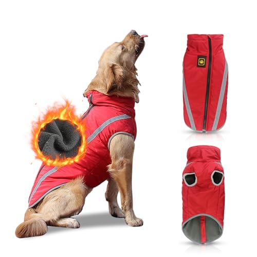 PETCUTE Hundemantel wasserdicht hundejacke für mittelgroße Hunde Warme hundemantel Fleece Grosse Hunde PETCUTE Hundemantel wasserdicht hundejacke für mittelgroße Hunde Warme hundemantel Fleece Grosse Hunde von PETCUTE
