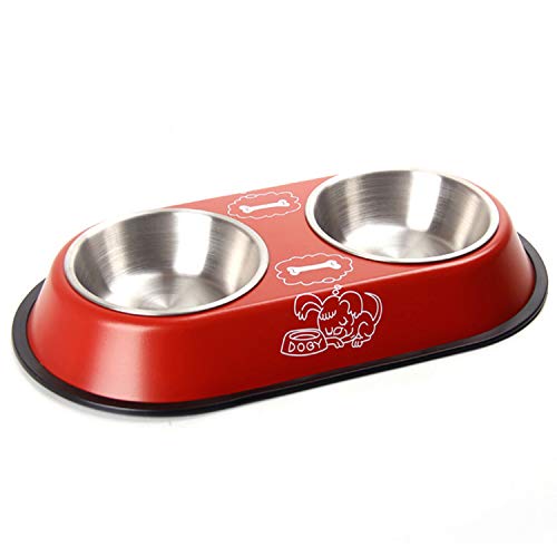 PETCUTE Hundenapf Hunde futternapf Doppel Fressnapf Edelstahl Hundenapf Fressnapf Futternapf Schüssel Napf für Hunde Katzen PETCUTE Hundenapf Hunde futternapf Doppel Fressnapf Edelstahl Hundenapf Fressnapf Futternapf Schüssel Napf für Hunde Katzen von PETCUTE