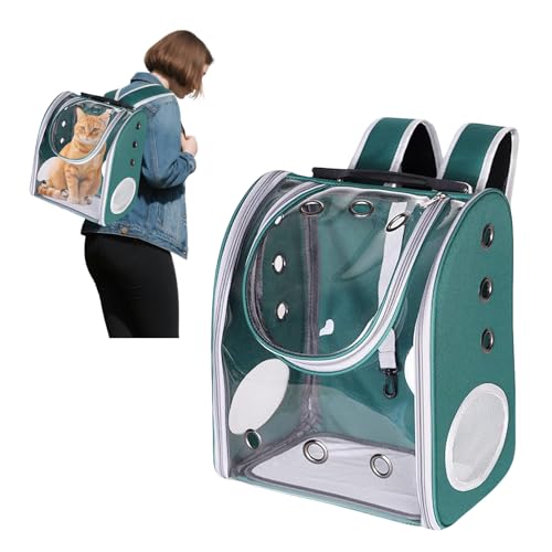 PETCUTE Hunderucksack,Atmungsaktive Transparente Katzenrucksack,Transporttasche Haustier Rucksack mit Abnehmbarer Mattezum Reisen,Fluggesellschaft zugelassenen Raumkapsel Rucksack PETCUTE Hunderucksack,Atmungsaktive Transparente Katzenrucksack,Transporttasche Haustier Rucksack mit Abnehmbarer Mattezum Reisen,Fluggesellschaft zugelassenen Raumkapsel Rucksack von PETCUTE