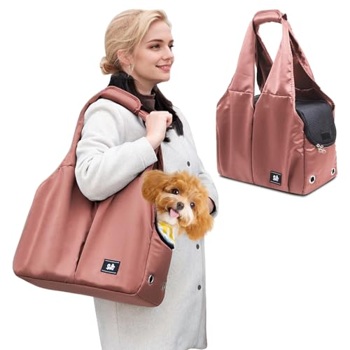 PETCUTE Hundetasche,Atmungsaktiv Katzentasche mit Stabile Matte,Haustiertragetasche Schultertasche mit Sicherheitsleine und Taschen,Haustiertasche für kleinen und mittleren Hund, Welpen, Katze PETCUTE Hundetasche,Atmungsaktiv Katzentasche mit Stabile Matte,Haustiertragetasche Schultertasche mit Sicherheitsleine und Taschen,Haustiertasche für kleinen und mittleren Hund, Welpen, Katze von PETCUTE