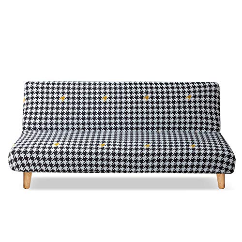 PETCUTE Sofabezug 3 sitzer ohne armlehne elastischer Sofa Überwürfe Clic Clac Sofahusse Stretch Bettcouch Sofa Bezug 190-230cm von PETCUTE