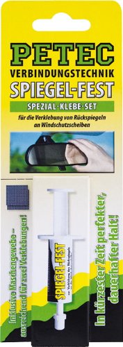 Spiegelfest mit Maschengewebe - Spezial Klebe Set für Rückspiegel - Spritze 1 G Spiegelfest mit Maschengewebe - Spezial Klebe Set für Rückspiegel - Spritze 1 G von PETEC Verbindungstechnik GmbH