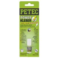 Petec - Power Kleber blitzschnell 4 g Flasche von PETEC