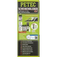 Petec Scheibenkleber-Set (Kleber, Tücher, Primer, Düse) von PETEC
