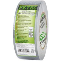 Petec Uni Gewebeband 50 m x 48 mm Schwarz von PETEC