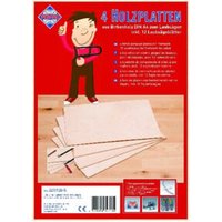 PETER BAUSCH Holzplatten Birke DinA4 m.12 Laubsägeblatt Bausch von PETER BAUSCH