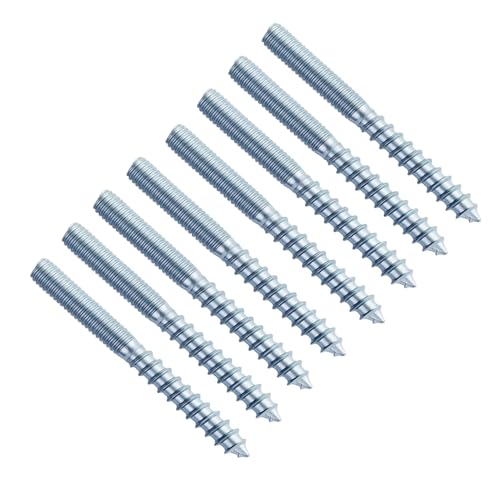12 Stück Stockschraube M6,Doppelgewinde Kohlenstoffstahl Verzinkt,Silber Schraube mit Doppelgewinde Stockschrauben,Befestigungsmaterial mit Torx und Sechskant am Schaft, 12 Stück Stockschraube M6,Doppelgewinde Kohlenstoffstahl Verzinkt,Silber Schraube mit Doppelgewinde Stockschrauben,Befestigungsmaterial mit Torx und Sechskant am Schaft, von PETERMALLON