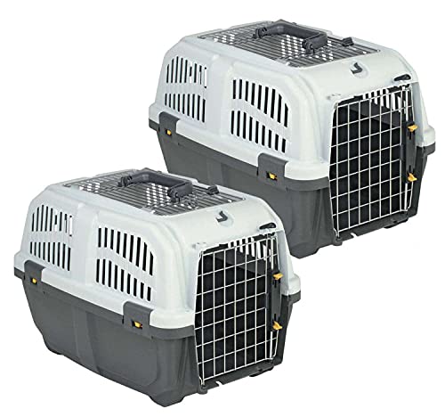 PETGARD 2er-Set Tierbox SKUDO 2 - Transport-Box für Tiere - Reise-Box für Tiere - Haustier-Transporter - Kleintier-Box 55 x 36 x 35 cm PETGARD 2er-Set Tierbox SKUDO 2 - Transport-Box für Tiere - Reise-Box für Tiere - Haustier-Transporter - Kleintier-Box 55 x 36 x 35 cm von PETGARD