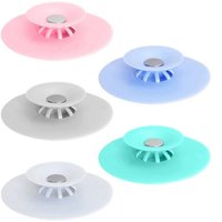 5 Stück Badewannenstöpsel Silikon Universal Abflussstopfen Waschbeckenstöpsel mit Haarsieb Funktion für Badewanne Spülbecken von PETITES ECREVISSES